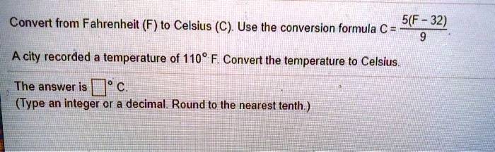 110 Celsius to Fahrenheit - 110 C to F