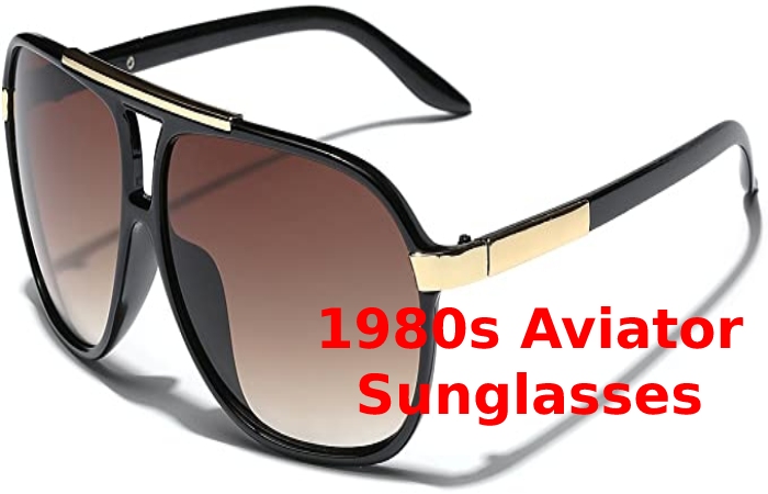 1980s Aviator Sunglasses