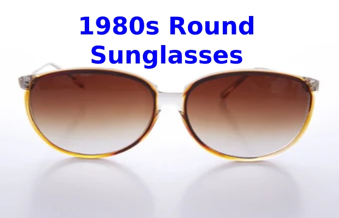 1980s Round Sunglasses