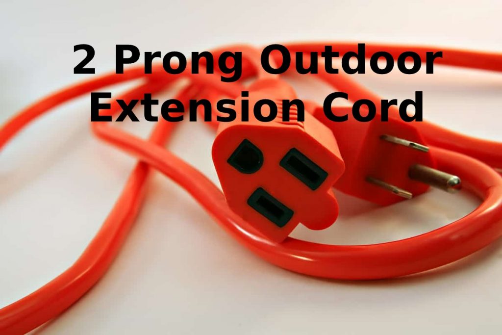 2 Prong Outdoor Extension Cord