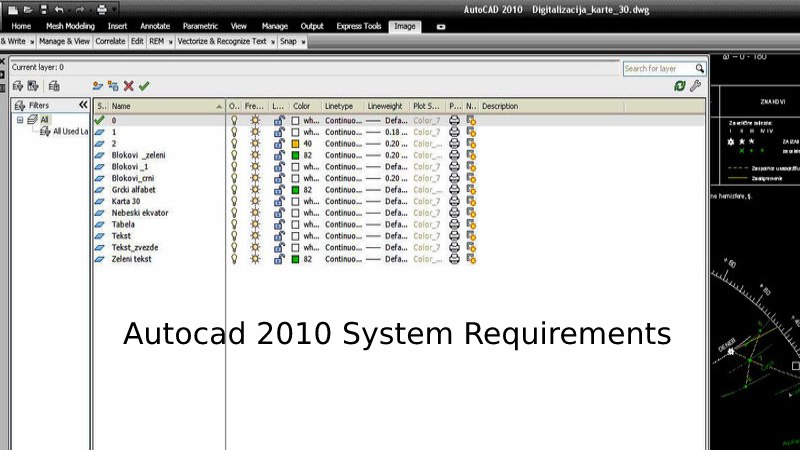 Autocad 2010 System Requirements