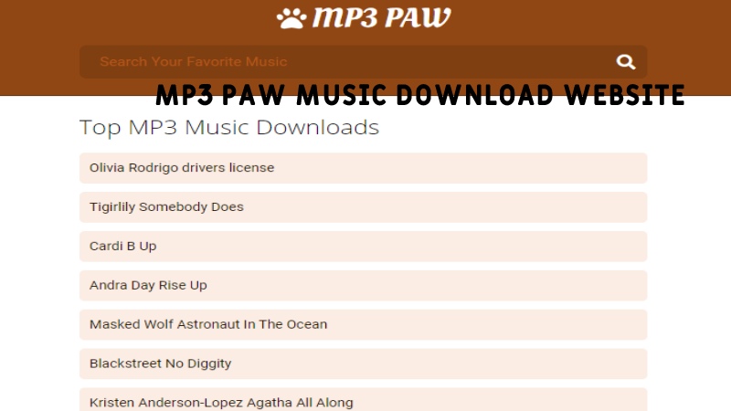 Mp3 paw music download website