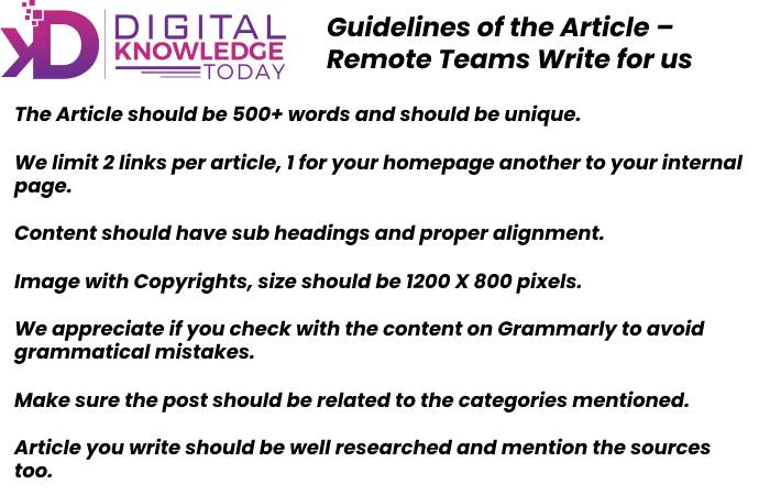 Guideline of the article - Digital Write for us