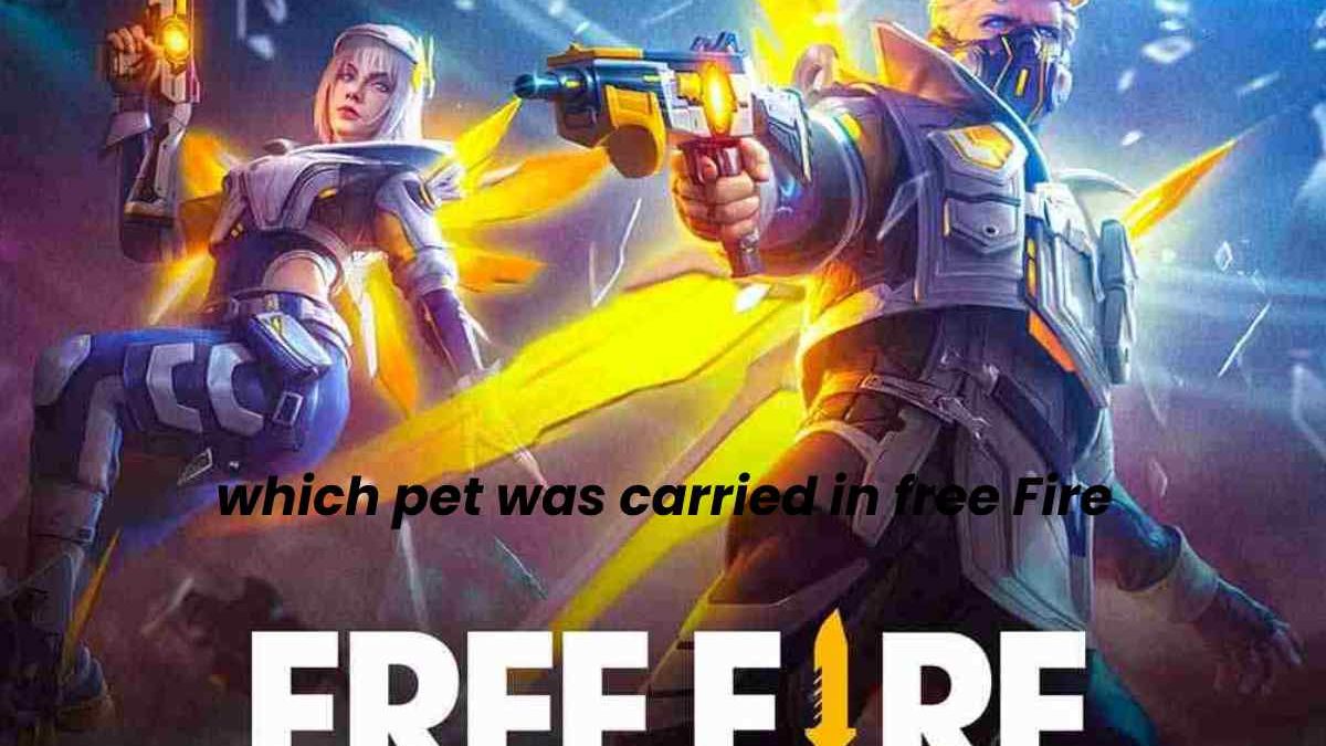 Which Pet Was Carried By Players In Free Fire In Past Year?