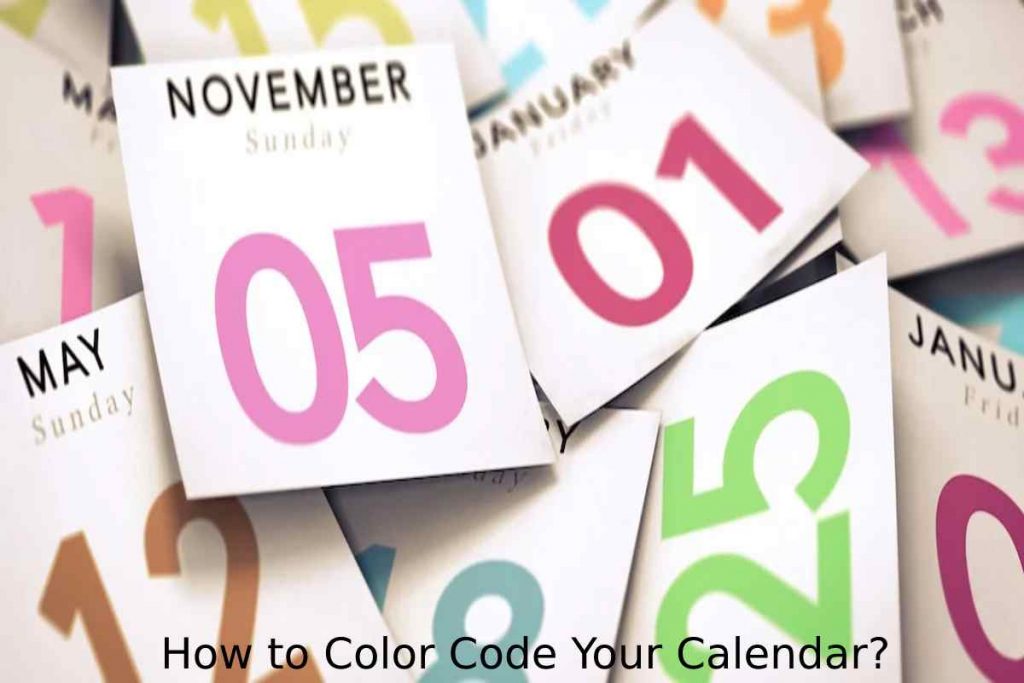 Color Code Your Calendar