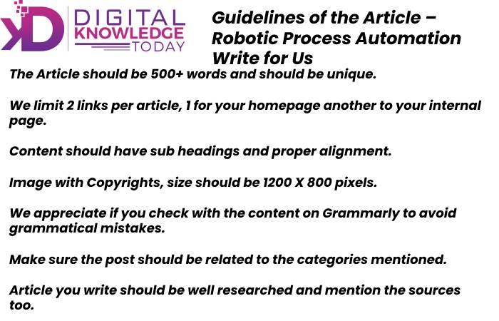Guideline of the article - Digital Write for us 